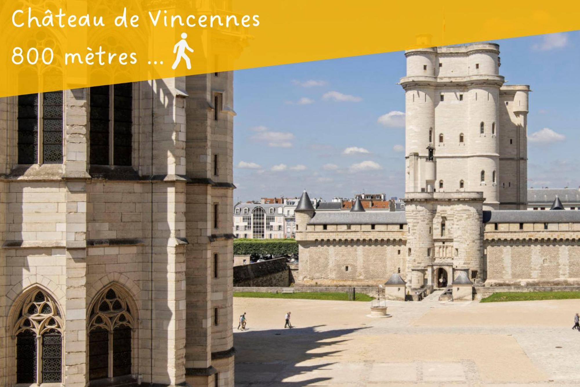 Appartement Entier Calme - Parking Free - Proche Paris Et Chateau - Wifi Hd Венсен Экстерьер фото
